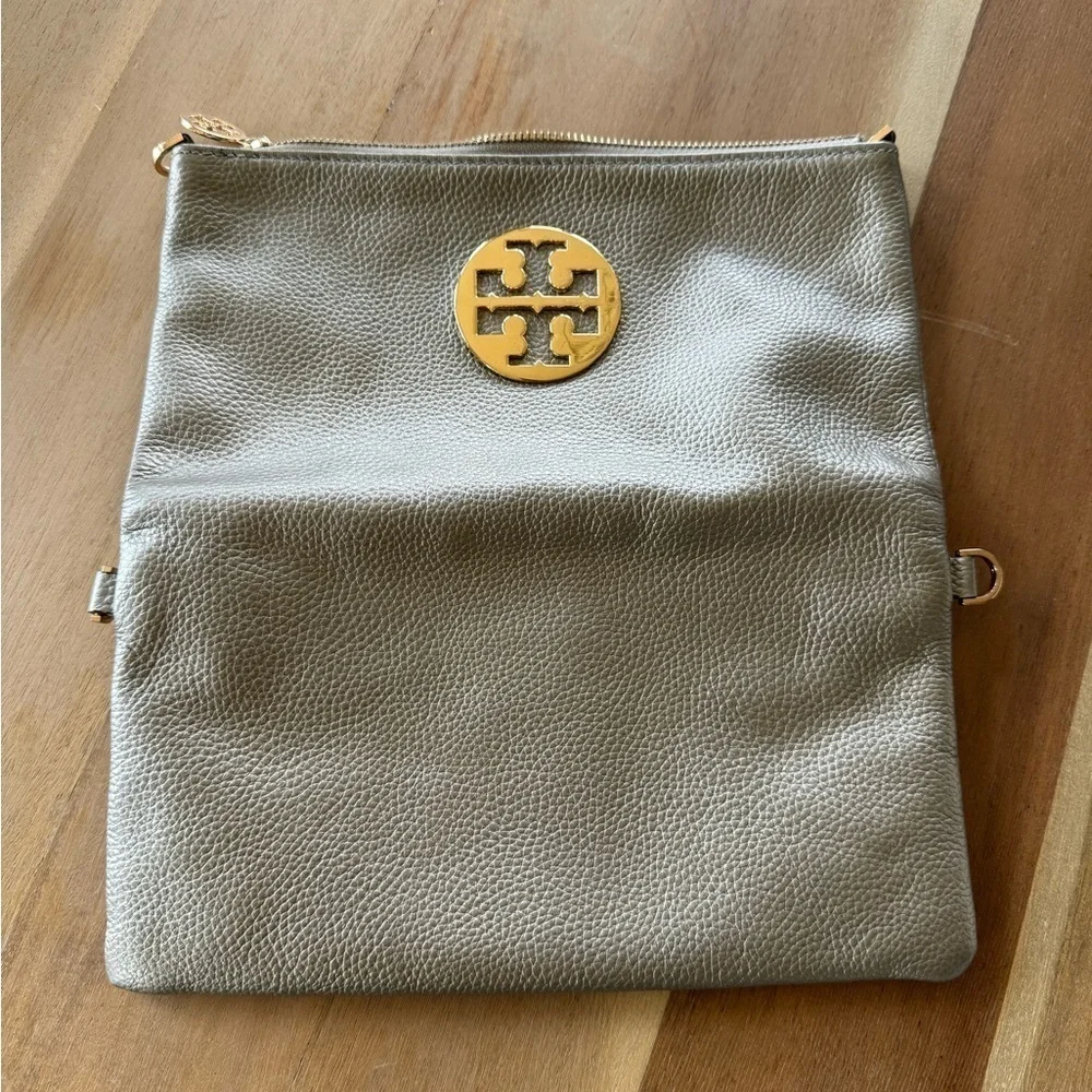 Tory Burch Metallic Clutch